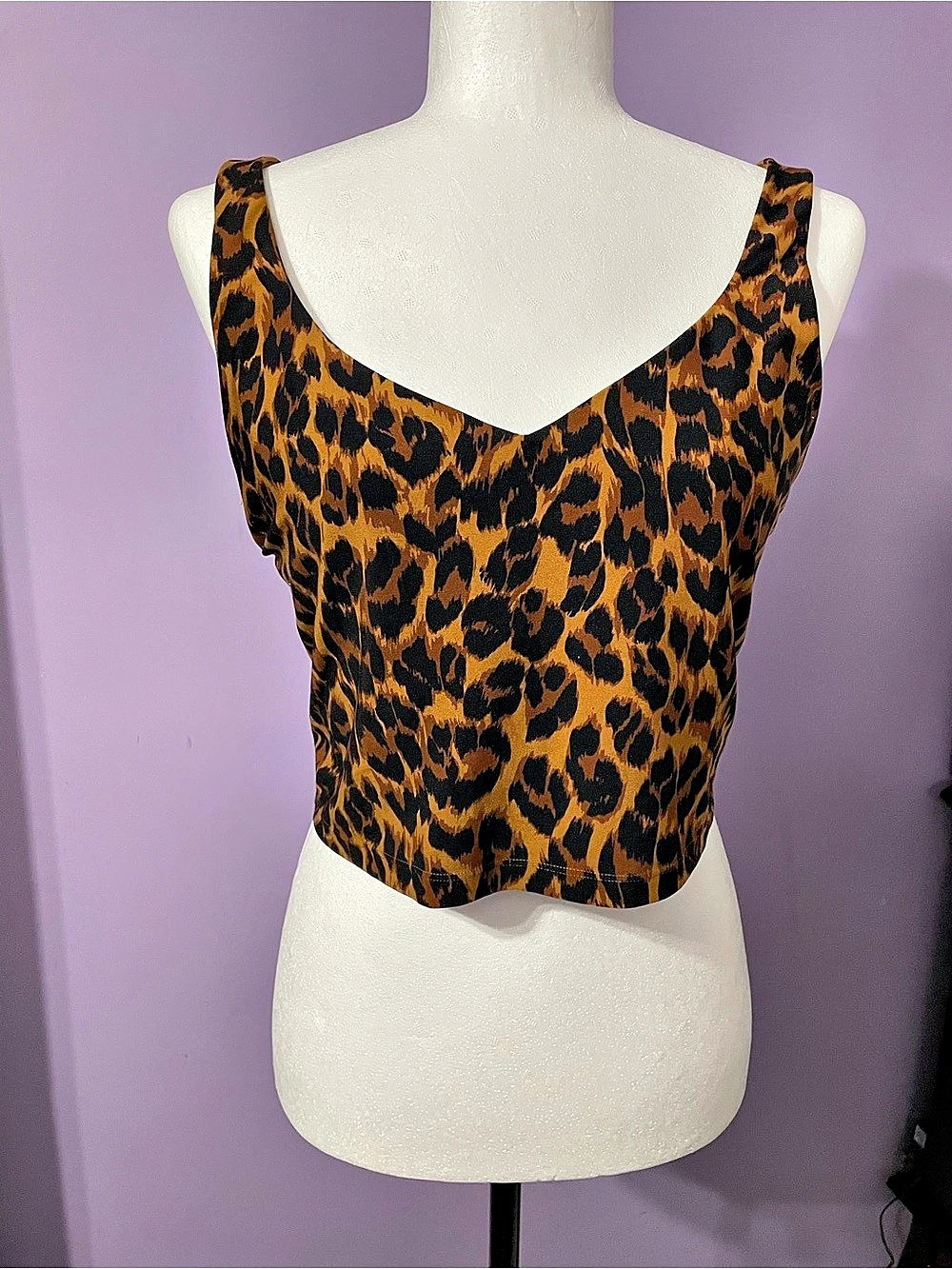 Offline by Aerie Real Me Recharge Leopard Print Sportsbra XL